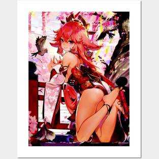 Yae Miko Posters and Art